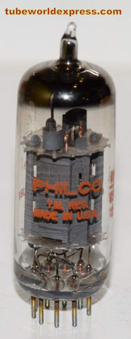 (!!) 12BH7A Philco Sylvania gray oval plates