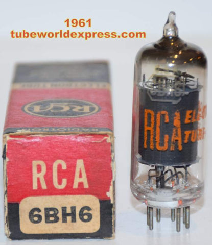 6BH6 RCA black plate NOS