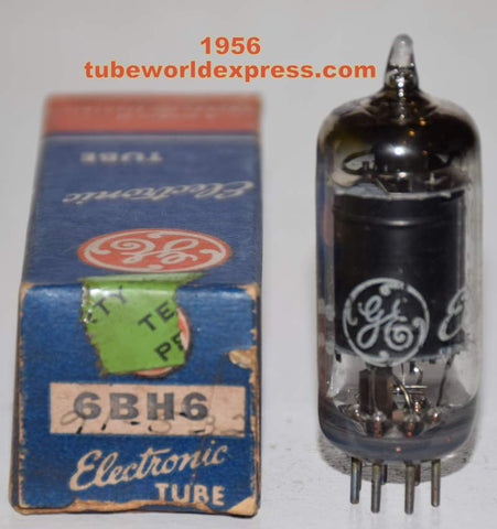 (!!) 6BH6 GE black plate NOS