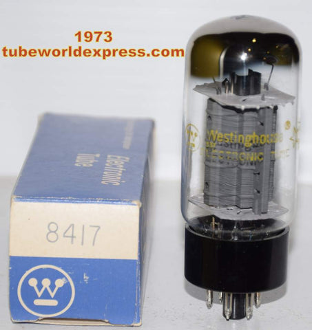 (!!!) (Best Sylvania Single) 8417 Sylvania NOS branded Westinghouse NOS 1973 (113mA)