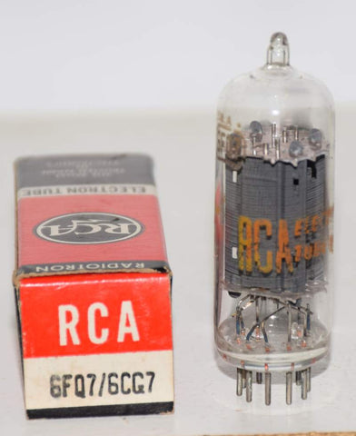 (!!) 6FQ7 RCA clear top NOS 1963 (8.2ma/9.8ma)