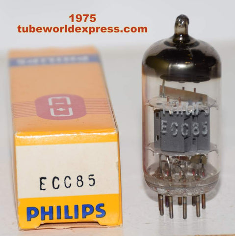 (!!!) (Recommended Single) ECC85=6AQ8 Philips Holland NOS 1970's (11.6/14.2ma)