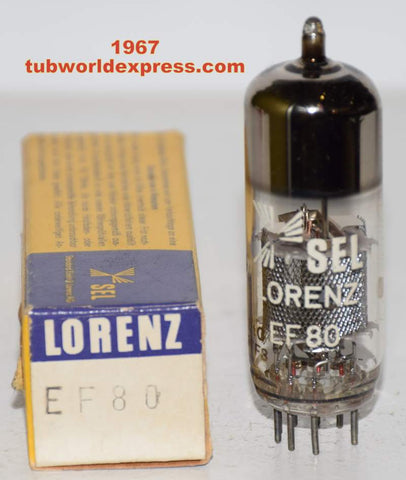 EF80 Lorenz made in Philips Italy NOS 1967 (7ma)