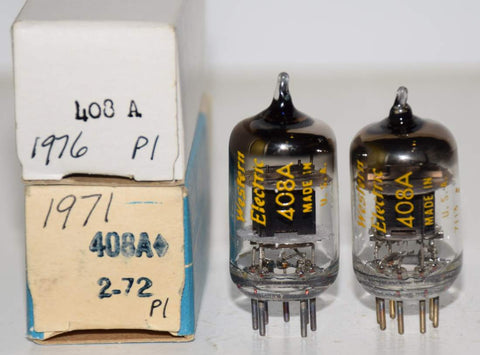 (!!!!) (BEST PAIR) 408A Western Electric NOS 1971 
