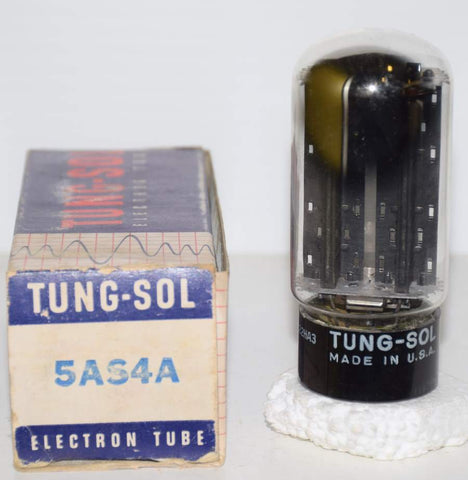 5AS4A Tungsol black plates NOS