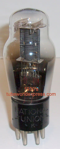 56 National Union engraved base used/tests like new 1930's (6.0ma)