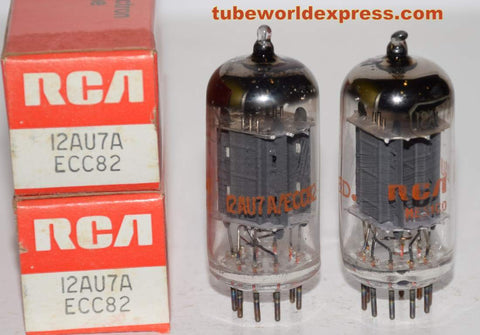 (!!) (Best Value Pair) 12AU7A RCA MEXICO NOS