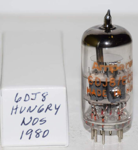 (!) 6DJ8 Tungsram Hungary branded Amperex NOS 1980 (11.5/15.5ma)