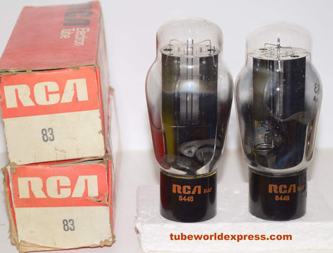 (!!!) (Recommended Pair) 83 Sylvania branded RCA NOS 1984 original boxes (61-62/40 and 60-62/40)