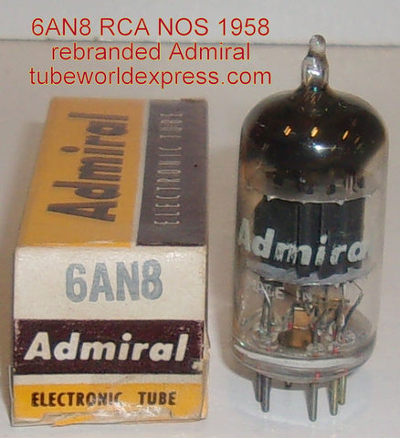 (!) 6AN8 RCA black plates