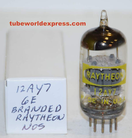 (!!!) 12AY7 GE NOS rebranded Raytheon 1960's (2.8/3.4ma)