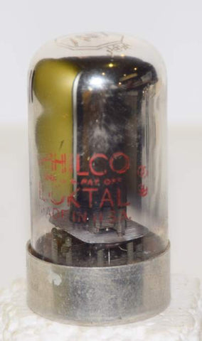 (!!) 7N7 Sylvania branded Philco used/good short bottle parallel gray plates 1948 (7.2/7.6ma)