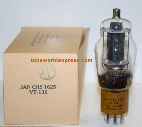JAN-CHS-1625 Sylvania NOS 1943-1944 (1 in stock)