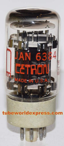 (!!) (Recommended Single) JAN-6384 Cetron by Tungsol NOS 1970's (70ma)