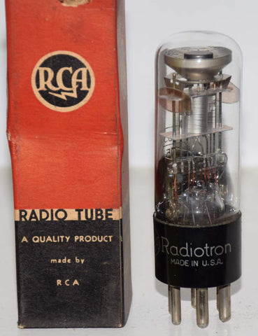 6AB5=6N5 RCA NOS tuning eye 1940's (2 in stock)