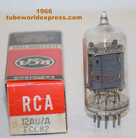 (!!!) (Recommended Single) 12AU7A RCA clear top used/like new 