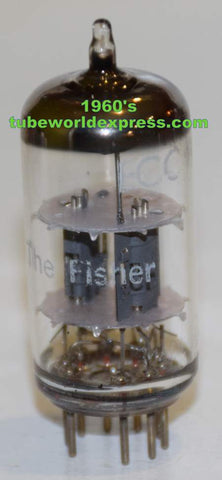 (!!!) (Recommended Single) 12AT7 Fisher Telefunken Germany <> bottom NOS 1964 (7ma/11ma) (recommended for mic)