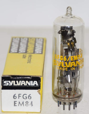 (!!!) (BEST VALUE) EM84=6FG6 Sylvania India NOS 1970's (4 in stock) (bright eyes)