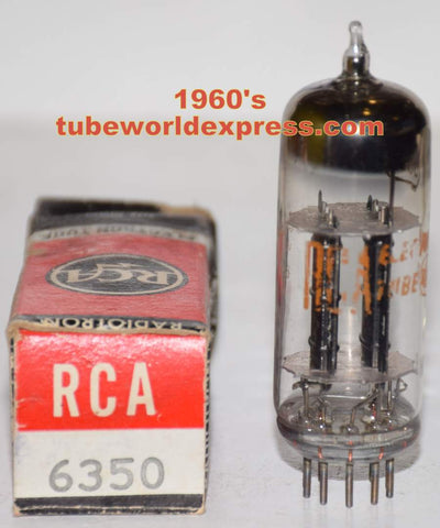 (!!!) (Best Single) 6350 RCA black plates NOS