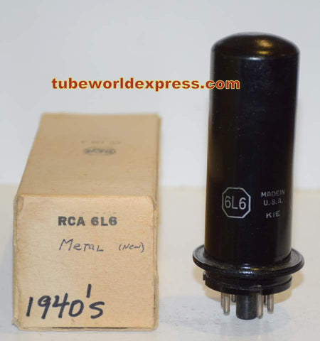 6L6 RCA metal can NOS 1940's (66ma)