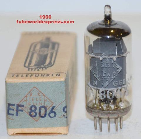 (!!!!!) (more in stock soon) EF806S Telefunken Germany <> bottom NOS (Neumann U67, Lawson, Shindo)