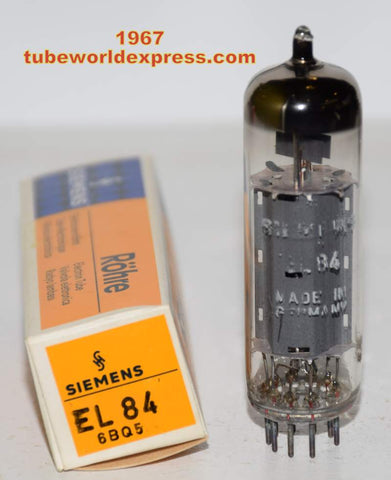 EL84 Siemens Halske Germany NOS 1967 (45ma)