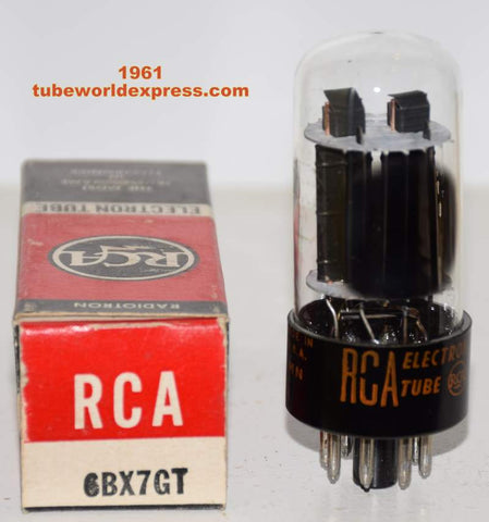 (!!!) (#1 6BX7GT RCA single) 6BX7GT RCA NOS 1961 (41/48ma)