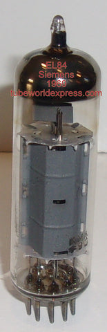 EL84 Siemens Halske Germany used/70% 1969 (34.5ma)