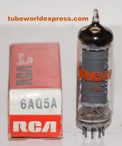 6AQ5A GE branded RCA NOS 1970's (52.4ma)