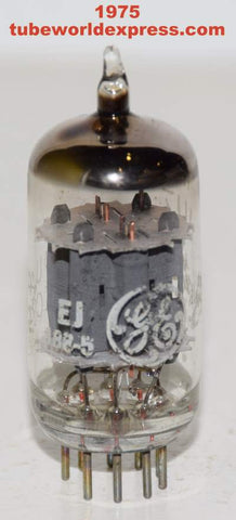 (!) 6189=12AU7A GE NOS 1975 (9.6/10ma) 1-2% section balance