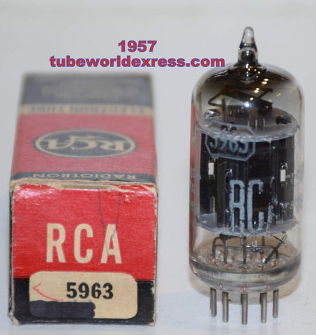 5963 RCA black ribbed plates