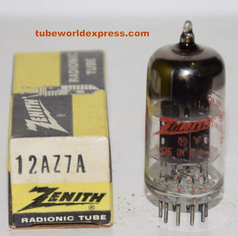 12AZ7A RCA branded Zenith black plates