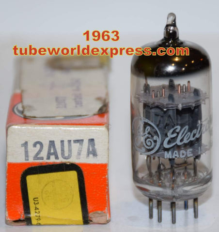 (!!!) (Recommended Single) 12AU7A GE NOS 1963 (8.6/9.5ma)