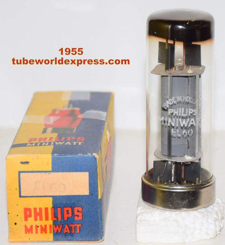 EL60 Philips Miniwatt Holland metal base NOS 1955 (67ma)