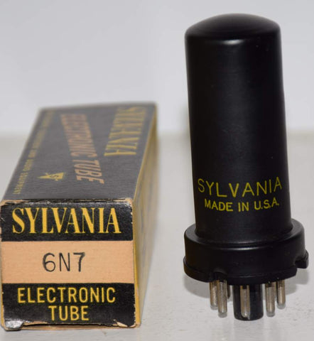 6N7 Sylvania NOS 1940's (2.3/2.3ma)