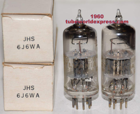 (!!!) (Best Overall Pair) JHS-6J6WA Sylvania NOS