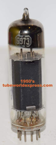 6973 RCA black plate used/good 1950's (34ma)