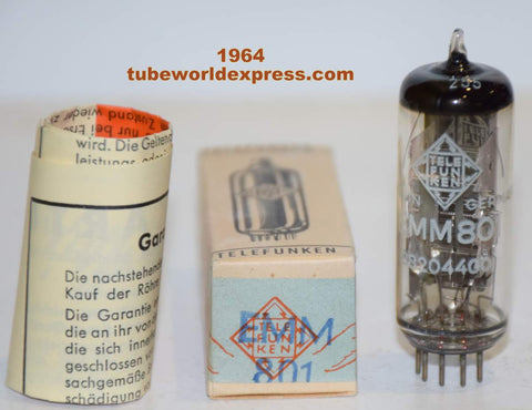 EMM801 Telefunken Germany <> bottom NOS 1964 (2 in stock)
