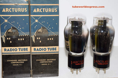 (!!!) (BEST PAIR #1) 47 RCA branded ARCTURUS NOS 1940's (34.5ma and 35.2ma)