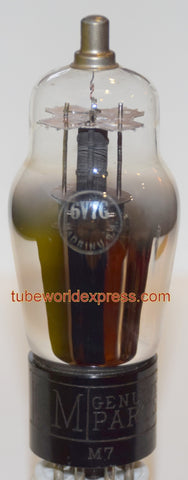 6V7G Sylvania branded GM GENUINE PARTS engraved base tests like new