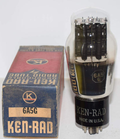 6A5G Sylvania rebranded Ken Rad NOS 1940's (114ma)