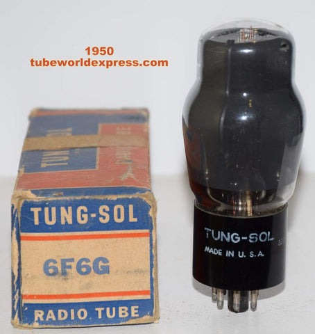 (!!!) (Best Single) 6F6G Tungsol NOS 1950 (37.2ma)