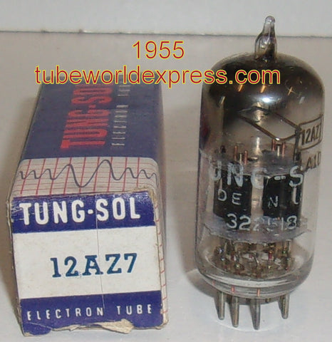 (!!!) (Best Single) 12AZ7 Tungsol black plates
