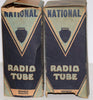 (!!!) (BEST PAIR) 485 National Radio tube engraved base mesh-plate NOS 1930's (6.0ma and 6.4ma) (variant of 27) (!!!) (BEST PAIR) 485 National Radio tube engraved base mesh-plate NOS 1930's (6.0ma and 6.4ma) (variant of 27)