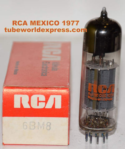(!!) ECL82=6BM8 RCA Mexico NOS 1970's (2.7ma/32ma) (build like Holland 6BM8)