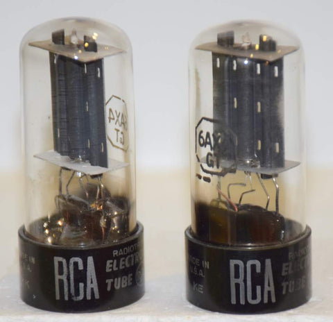 (PAIR) 6AX4GT RCA used/very good (54/40 and 54/40)