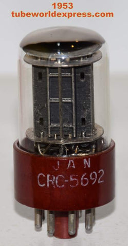 (!!!!) (Single) 5692 RCA RED BASE black plates used/good 1953 (7/8ma) (Schiit Saga+)