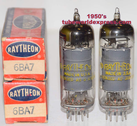 (!!) (Best Pair) 6BA7 Raytheon NOS large