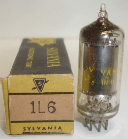 (!) 1L6 Sylvania NOS 1957 smeared printing (20/16)