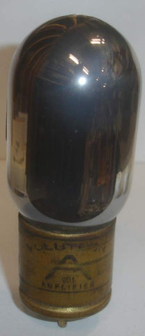(Display tube) UV-201 Volutron brass base - does not work - in good condition - 1920's